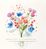 ABC Glückwunschkarte Blumenstrauss 1120000600 15x15cm