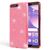 NALIA Custodia in Silicone compatibile con Huawei Y6 2018, Glitter Gel Copertura Protezione Sottile Cellulare, Slim Smartphone Bling Cover Case Protettiva Scintillio Bumper  Pink
