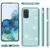 NALIA Glitzer Handyhülle für Samsung Galaxy S20 Plus, Bling Silikon Handy Schutz Hülle Blau