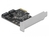 2 Port SATA PCI Express Karte - Low Profile Formfaktor , Delock® [90431]