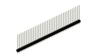 Stiftleiste, 36-polig, RM 2.54 mm, gerade, schwarz, 10048957