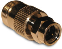 Koaxial-Adapter, 50 Ω, F-Stecker auf N-Buchse, gerade, 242152