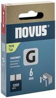 Novus Tools 042-0795 Laposhuzal kapcsok 11-es típus 1200 db Méret (H x Sz) 6 mm x 10.6 mm