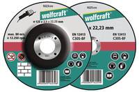Wolfcraft 1621300 Vágótárcsa, hajlított 115 mm 5 db Kő