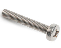 10-32 UNF X 1/2 PHILLIPS PAN MACHINE SCREW ASME B18.6.3 A2 STAINLESS STEEL
