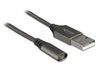 Magnetic USB Charging Cable anthracite 1 m USB Cables