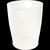Papierkorb ECOBIN, 15 Liter, Office - Frostweiß