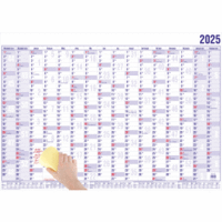 Wandplaner mit 16 Monaten 120x80cm abwischbar Nov. 2023-Febr. 2025