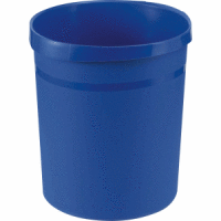 Papierkorb Grip mit Griffmulden 18 Liter blau