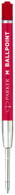 Parker QUINKflow Basic Kugelschreibermine, Strichstärke M, Schreibfarbe Rot, im 2er Blister