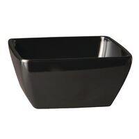 APS Pure Square Mini Bowl in Black Made of Melamine Dishwasher Safe - 90x90mm