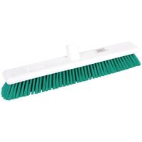 Jantex Hygiene Broom Soft Bristle in Green Handles Sold Separately 18"