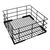 Vogue Wire High Sided Glass Basket 180(H) x 500(W) x 500(D) mm PE-Coated