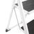 Vogue Folding Step Stool Chair Seat 2 Tread Made of Durable Sturdy Steel
