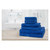Handtuch Set 8-tlg., 4 Stück 30x30 cm, 2 Stück 140x70 cm und 2 Stück 100x50 cm, Blau