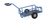 fetra® Handwagen, Ladefläche 795 x 445 mm, Siebdruckplatte, Geländer, Lufträder