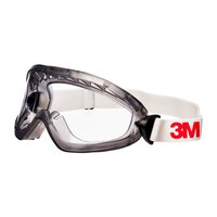 3M™ Vollsicht-Schutzbrille Serie 2890, abgedichtet, Anti-Fog-Beschichtung, transparentes Acetatglas, 2890SA