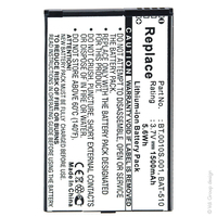 Batterie(s) Batterie PDA 3.7V 1500mAh