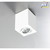 Aufbaustrahler ADL9001, eckig, GU10, IP20, schwenkbar 25°, weiß