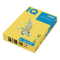 Fénymásolópapír színes IQ Color A/3 80 gr intenzív sárga IG50 500 ív/csomag