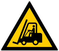 GISS 862368 SAFETY SIGNS MODEL FORKLIFT DANGER SIDE 30 CM