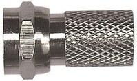 AXING F-Stecker mit CFS 0-00 Schraubanschluss, für Kabel mit 7mm DM