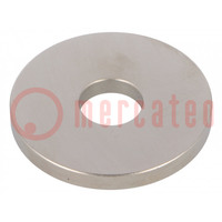 Magnet: permanent; neodymium; H: 5mm; 165N; Ø: 48mm
