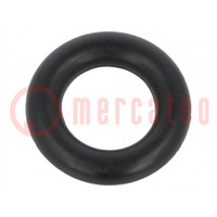 O-ring tömítés; kaucsuk NBR; Thk: 3,5mm; Øbelső: 10mm; fekete