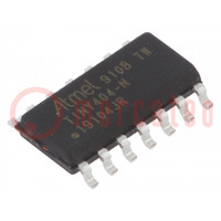 IC: AVR microcontroller; SO14; Ext.inter: 10; Cmp: 1; ATTINY; 1.27mm