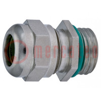 Cable gland; PG21; IP68; brass; WADI-A-FKM