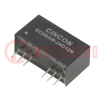 Converter: DC/DC; 10W; Uin: 9÷36V; Uout: 12VDC; Uout2: -12VDC; SIP8