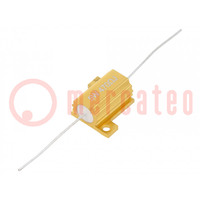 Resistor: wire-wound; with heatsink; 470Ω; 5W; ±5%; 30ppm/°C; axial