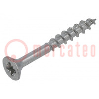 Screw; for wood; 3.5x30; Head: countersunk; Pozidriv; PZ2; zinc