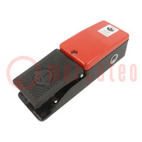 Switch: foot; (SPST-NO + SPST-NC) x2; 3A/250VAC; IP65; -30÷80°C