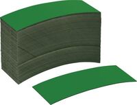 Lager-Magnetetiketten - Grün, 4 x 10.5 cm, Magnetfolie, Magnetisch, Für innen