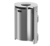 Modellbeispiel: Abfallbehälter -City 450- 65 Liter aus Aluminium, mit Ascher, zur Bandschellenbefestigung