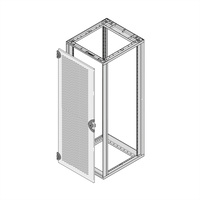 SCHROFF Porte 12U perforée RAL7035