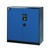 asecos Chemikalienschrank CS-CLASSIC Modell CS.110.105 in enzianblau RAL 5010 mit 2x Fachboden Standard (Stahlblech)