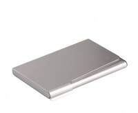 DURABLE Visitenkartenetui BUSINESS CARD BOX, metallic silber