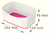 Aufbewahrungsschale MyBox WOW, A5, ABS, weiß/pink