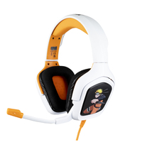 Konix Naruto 80381117963 Kopfhörer & Headset Kabelgebunden Kopfband Gaming Schwarz, Weiß, Gelb