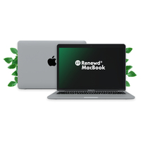 Renewd MacBook Pro Intel® Core™ i5 Portátil 33,8 cm (13.3") 8 GB LPDDR3-SDRAM 128 GB SSD Wi-Fi 5 (802.11ac) macOS Mojave Plata