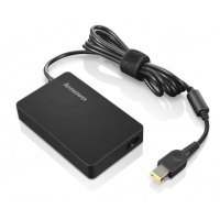Lenovo ThinkPad 65W Slim AC Adapter (Slim Tip) adaptador e inversor de corriente Interior Negro