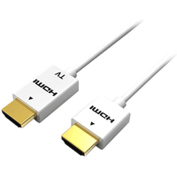 Techly 1m HDMI-A/HDMI-A HDMI-Kabel HDMI Typ A (Standard) Weiß