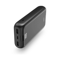 Hama 00201710 külső akkumulátor Lítium-polimer (LiPo) 20000 mAh Antracit