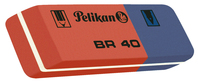 Pelikan 619569 vlakgum Rubber Blauw, Rood 40 stuk(s)
