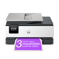 HP OfficeJet Pro 8124e Draadloos All-in-One Kleur Printer, Instant Ink; Dubbelzijdig printen