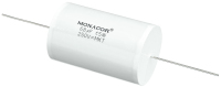 Monacor MKTA-680 Kondensator Weiß Zylindrische