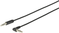 eSTUFF 0.5m 3.5mm - 3.5mm audio kabel 0,5 m Zwart