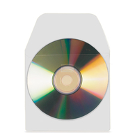 3L CD/DVD Pockets with flap Borító 1 lemezek Fehér